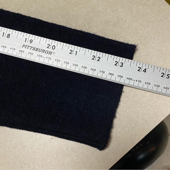 Rosie Neira Wool Cape Jacket Women’s Size XXS Black & Cream Hooded Wrap Coat - Picture 13 of 15